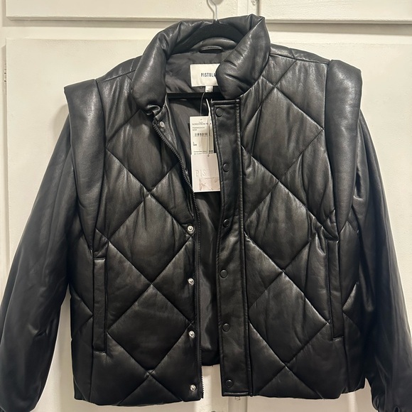 Pistola Black Jacket and convertible vest. - Picture 2 of 6